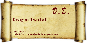 Dragon Dániel névjegykártya